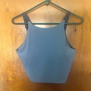Athleta purple halter style bra in medium